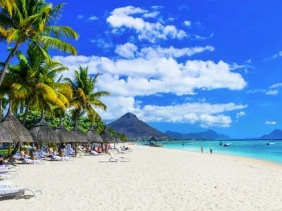 Flic en Flac-stranden, Mauritius