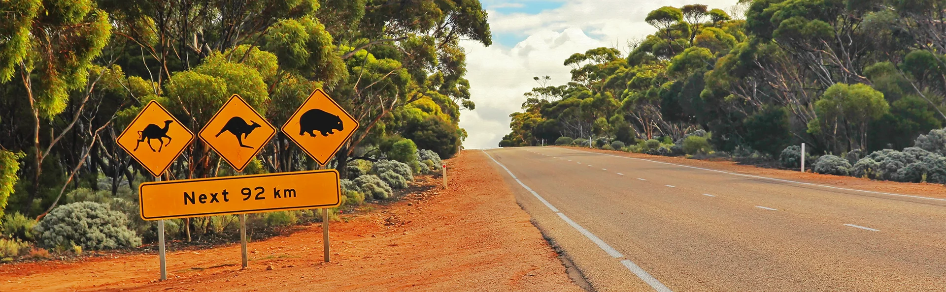 Veien for å krysse Nullarbor, Australia