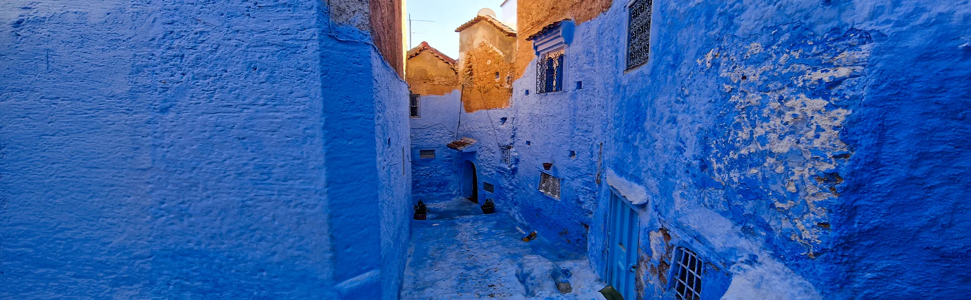 Den blå byen Chefchaouen i Marokko