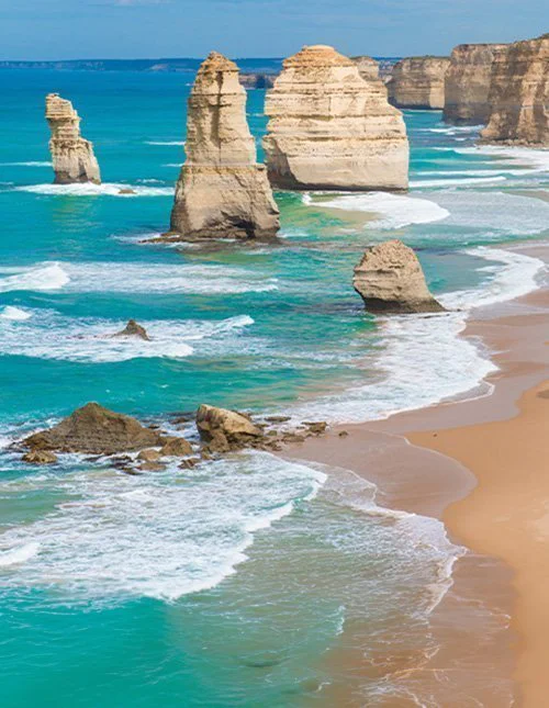 The Twelve Apostles langs Great Ocean Road i Australia