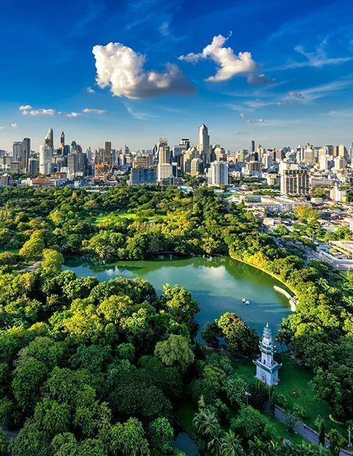 Grønn oase midt i Bangkok